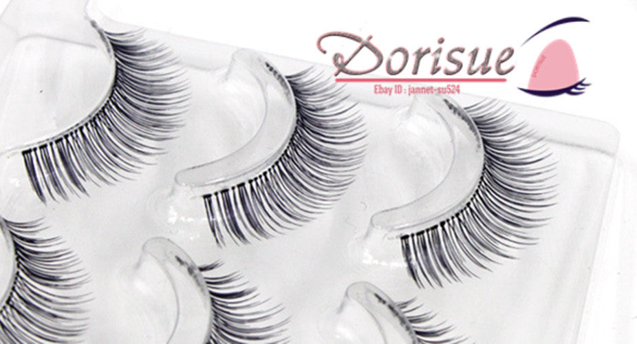 Dorisue J2 new Women Medium Long Soft Natural 3 Pair Packs Dollywink Style