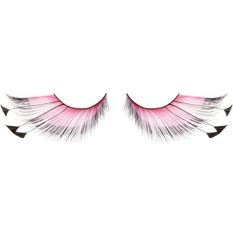 Dorisue Halloween Eyelashes Light Pink for eyelash extensions Goth Princess Pink Lash Kit Cosplay barbie doll Feather Lashes