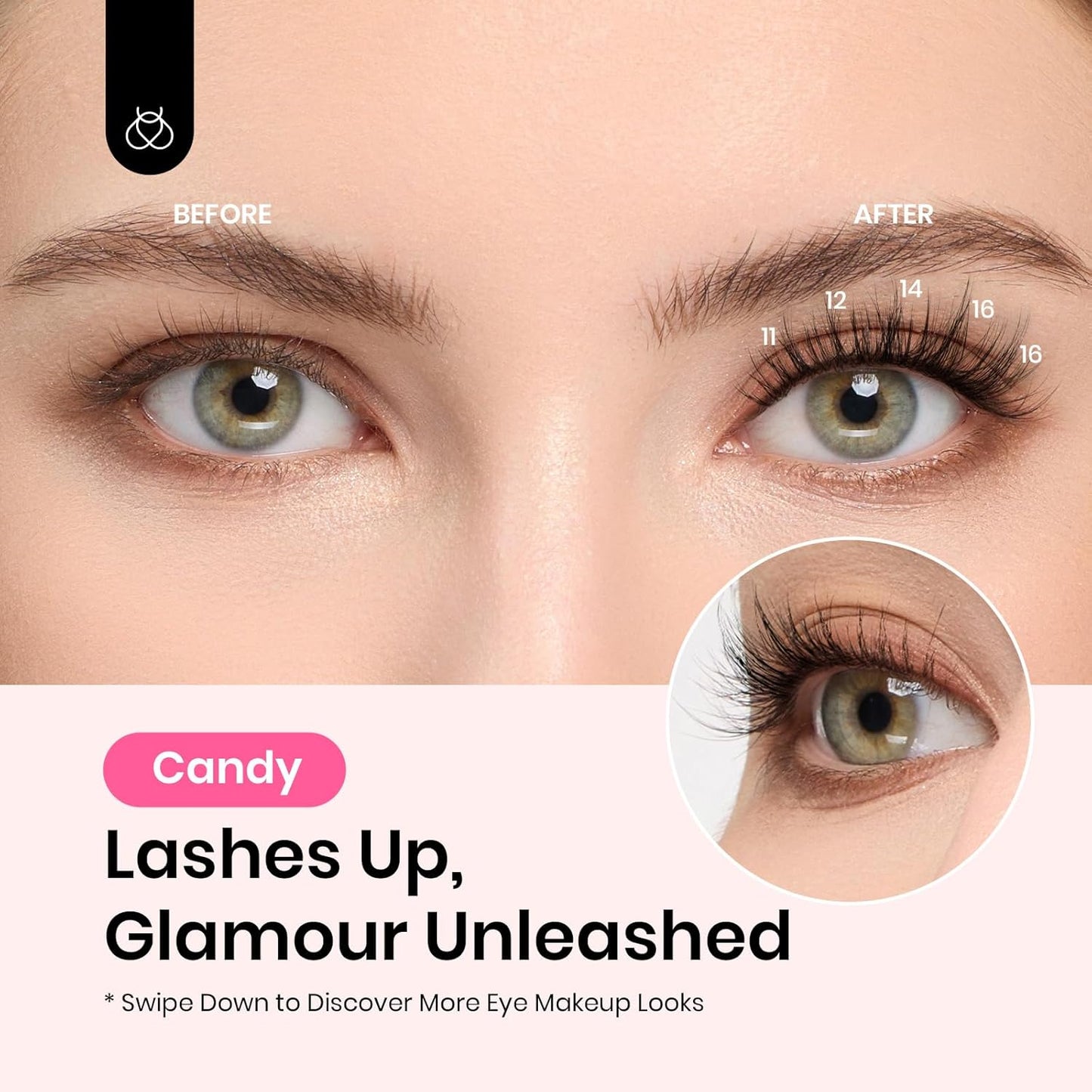 Dorisue BROWN Lash Clusters for Blonde Hair Pre-Glued Lash Clusters Kit – 200Pcs 3 Upper & 1 Lower Style No Glue Needed Self Adhesive Individual Eyelashes, Natural Volume C & D Curl with Tweezers & Backup Glue, Reusable (Old Money)