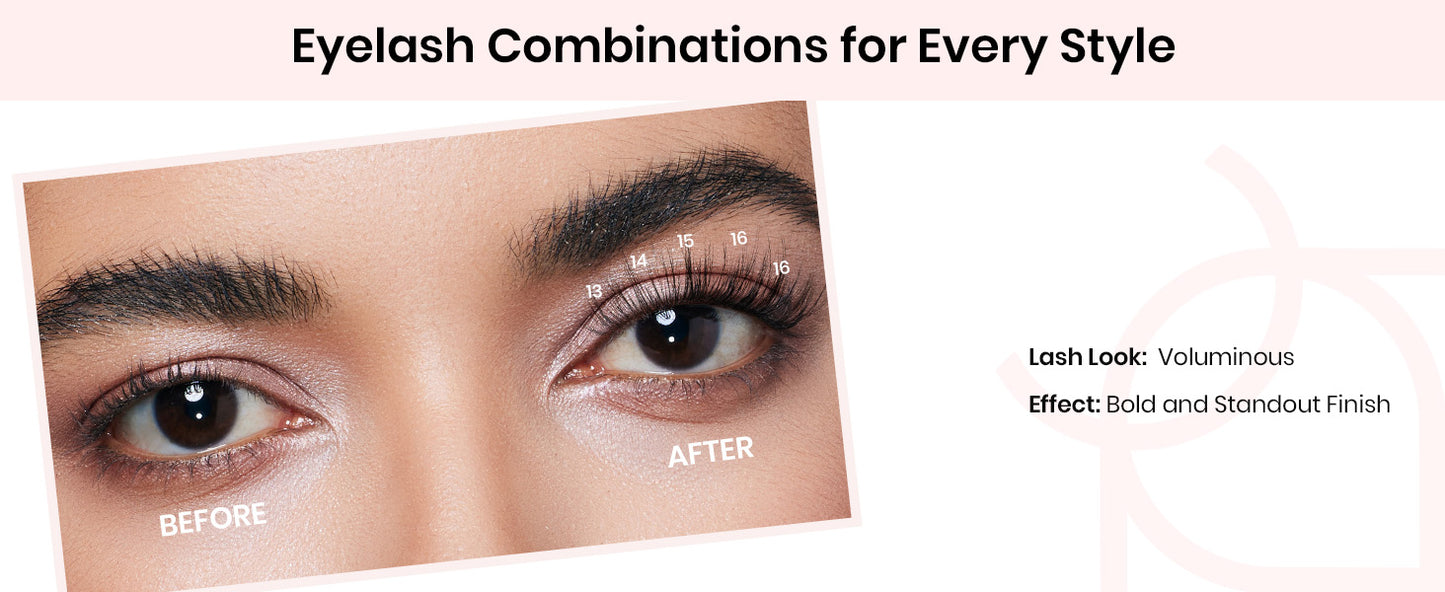 Dorisue BROWN Lash Clusters for Blonde Hair Pre-Glued Lash Clusters Kit – 200Pcs 3 Upper & 1 Lower Style No Glue Needed Self Adhesive Individual Eyelashes, Natural Volume C & D Curl with Tweezers & Backup Glue, Reusable (Old Money)