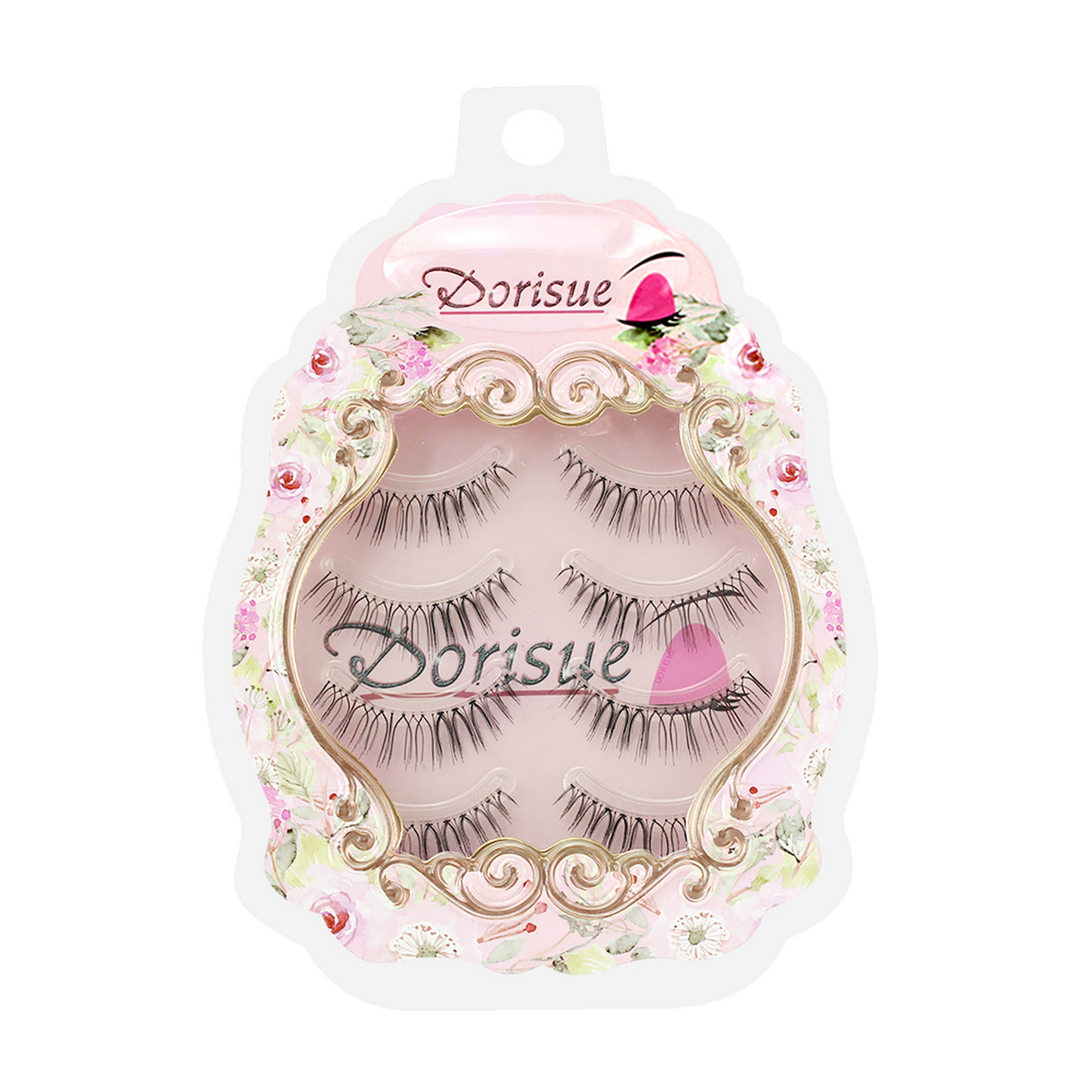 Women E5 Light fluttery mini False Lashes Black and Brown Wispy attention-grabbing look lashes 4 lashes Pack
