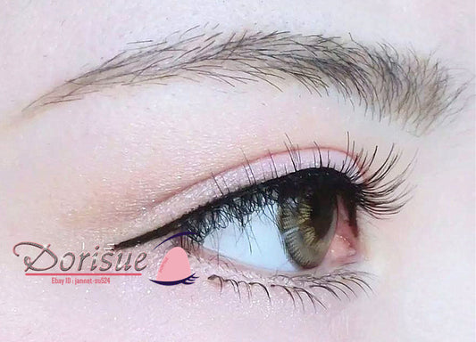 Dorisue J2 new Women Medium Long Soft Natural 3 Pair Packs Dollywink Style