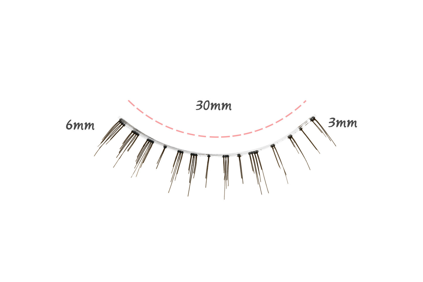 Dorisue Bottom lashes Natural Lower lashes Bottom eyelashes Black or Brown Eyelashes natural look face lashes set 10 Pairs lashes pack 01