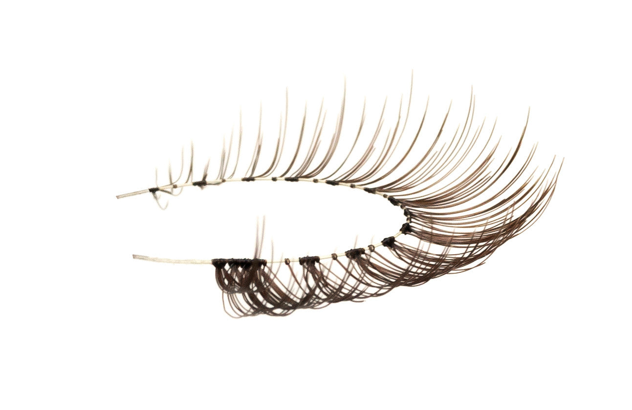 5B Dorisue Natural false eyelashes Brown Eyelashes 3D Light Color False Eyelashes Short Handmade lashes wispies Natural False Eyelashes Eye Makeup Fake Eyelashes 5 Pairs eyelashes pack