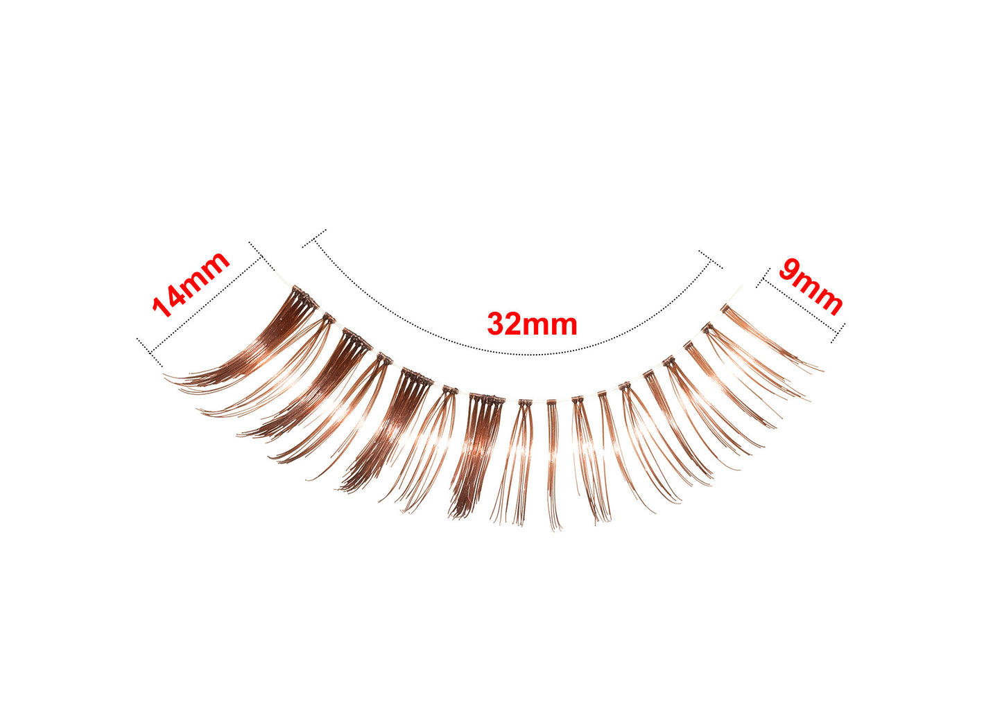 5B Dorisue Natural false eyelashes Brown Eyelashes 3D Light Color False Eyelashes Short Handmade lashes wispies Natural False Eyelashes Eye Makeup Fake Eyelashes 5 Pairs eyelashes pack