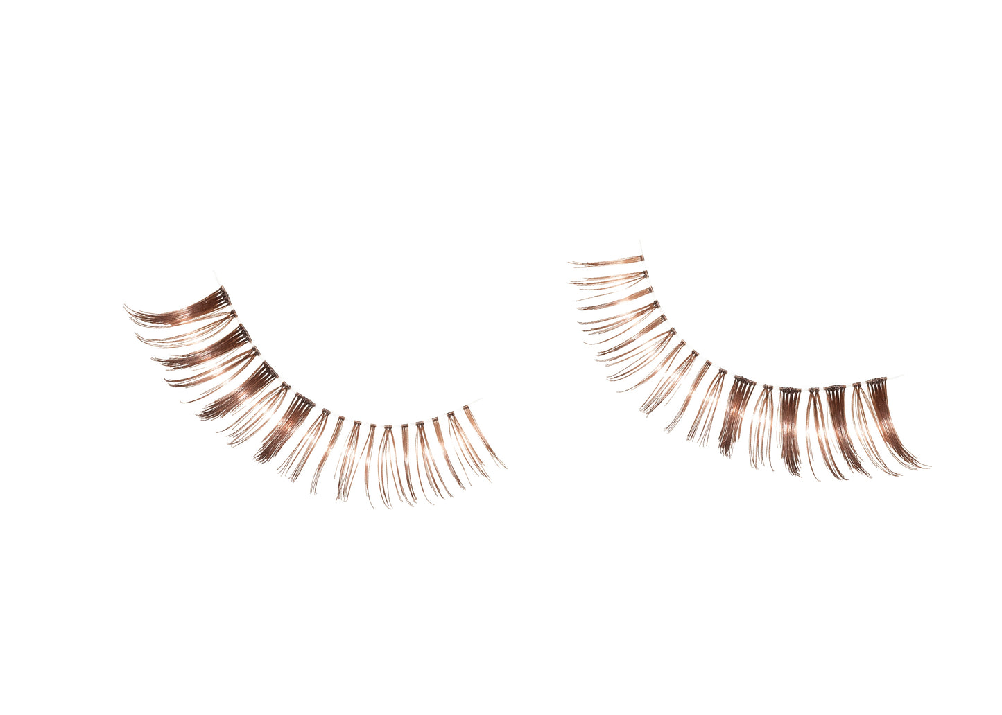 5B Dorisue Natural false eyelashes Brown Eyelashes 3D Light Color False Eyelashes Short Handmade lashes wispies Natural False Eyelashes Eye Makeup Fake Eyelashes 5 Pairs eyelashes pack