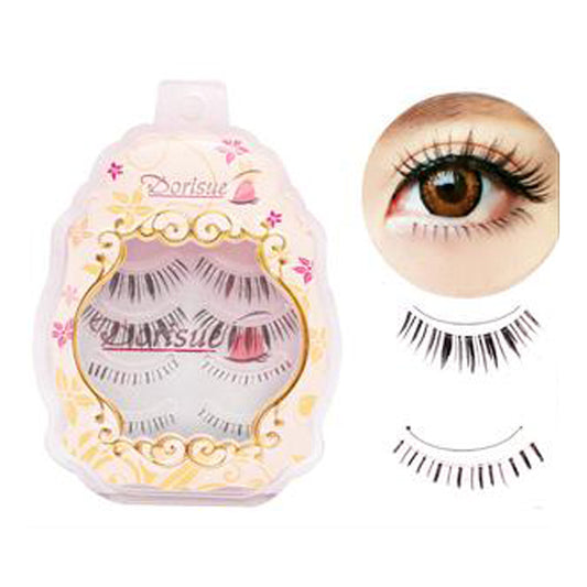 Dorisue Natural looking false eyelashes Top and bottom lashes Popular false lashes Daily Set (4 Pairs Set ) M3