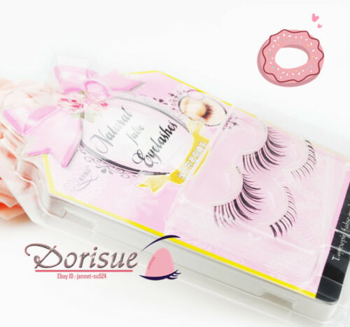 Dorisue False Eyelashes Combo Lash Beginner Eyelash Set with Top upper Lashes and bottom lower lashes (4 Pairs Set )