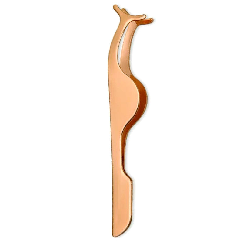 Dorisue False Eyelashes Applicator Tool Gold Eyelash Clip Tweezers Nipper Extension Tweezers Remover …