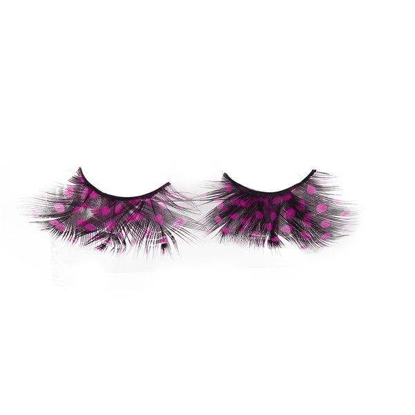 Feather Eyelashes Pink Eyelashes With Peacock Butterfly Long Halloween Eyelashes Hot Pink Feather Eyelashes Mink Eyelashes Dramatic Costume eyelashes for Vegas Show Extra Extension fake feathers p10