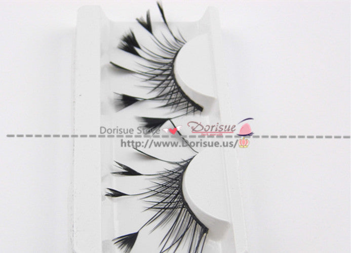 Dorisue Halloween eyelashes Spider eyelashes Firework Feather eyelashes Custom Cosplay Dramatic Extra Long lashes for Party