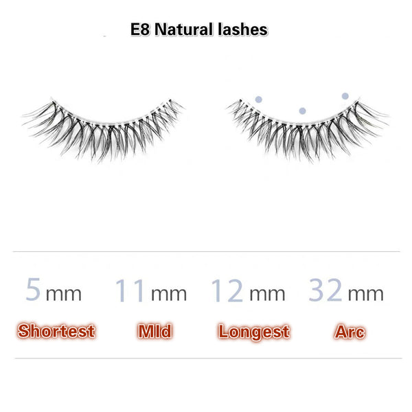 Dorisue Natural looking false eyelashes Short lashes Lightweight 4 eyelashes pack lashes pack