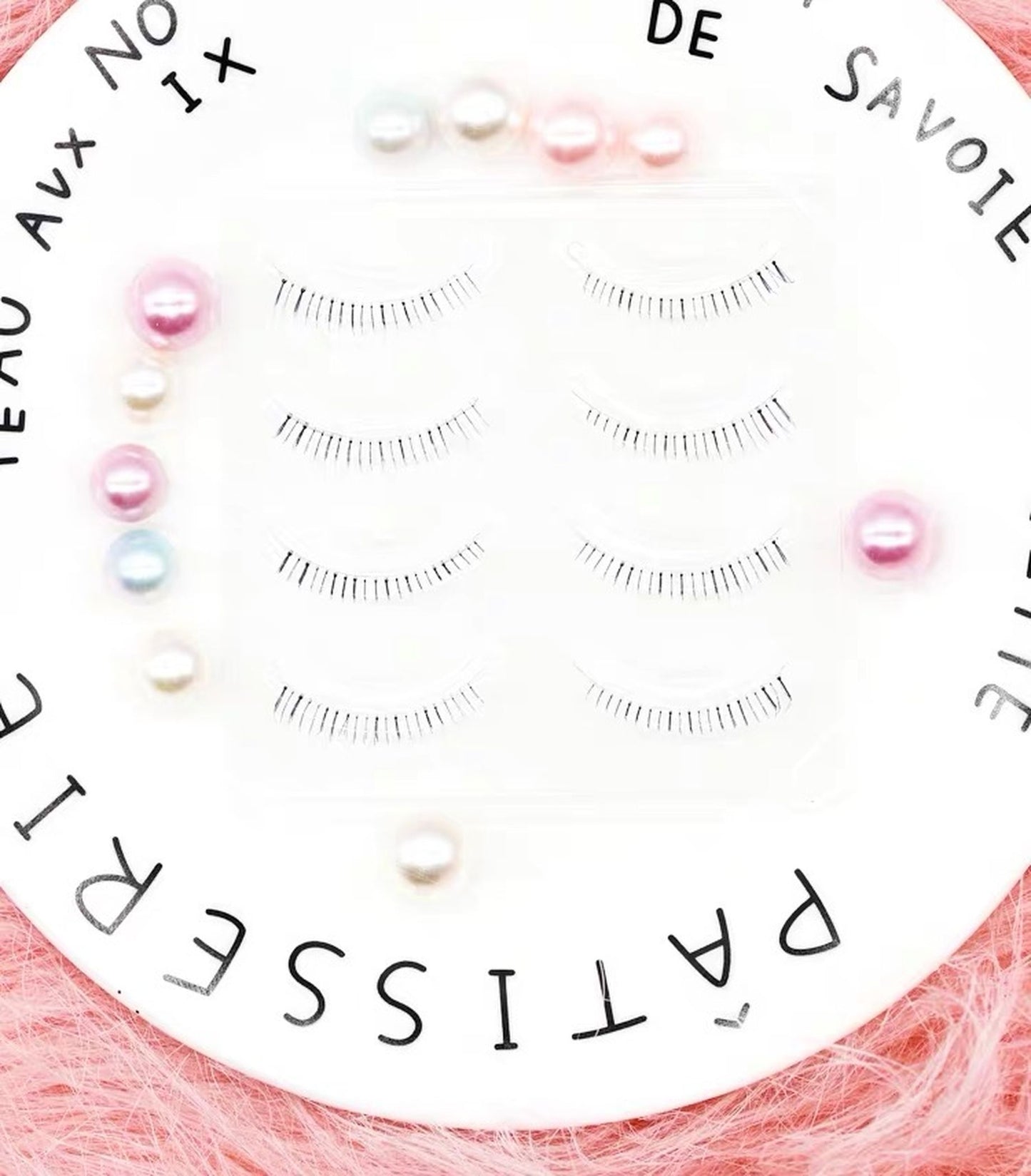 Dorisue Bottom Lashes Eyelashes Natural look Black Bottom eyelashes 4 Pairs  Look Real Thin and Lightweight Lower eyelashes