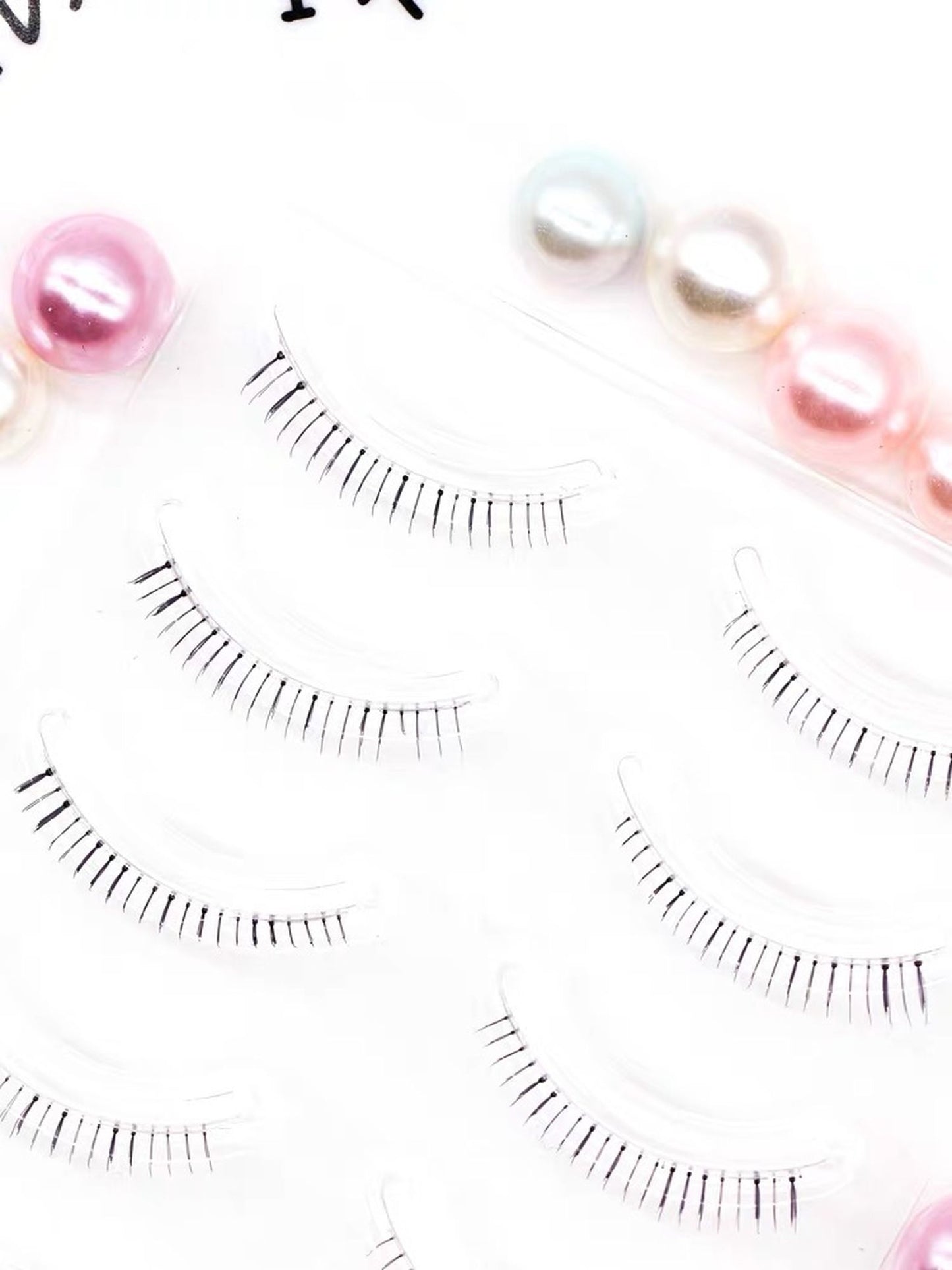 Dorisue Bottom Lashes Eyelashes Natural look Black Bottom eyelashes 4 Pairs  Look Real Thin and Lightweight Lower eyelashes