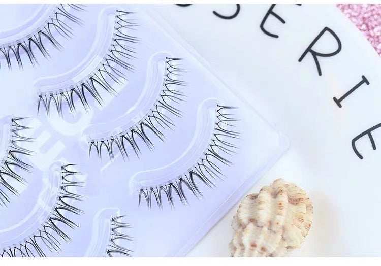 Dorisue Natural looking false eyelashes Short lashes Lightweight 4 eyelashes pack lashes pack