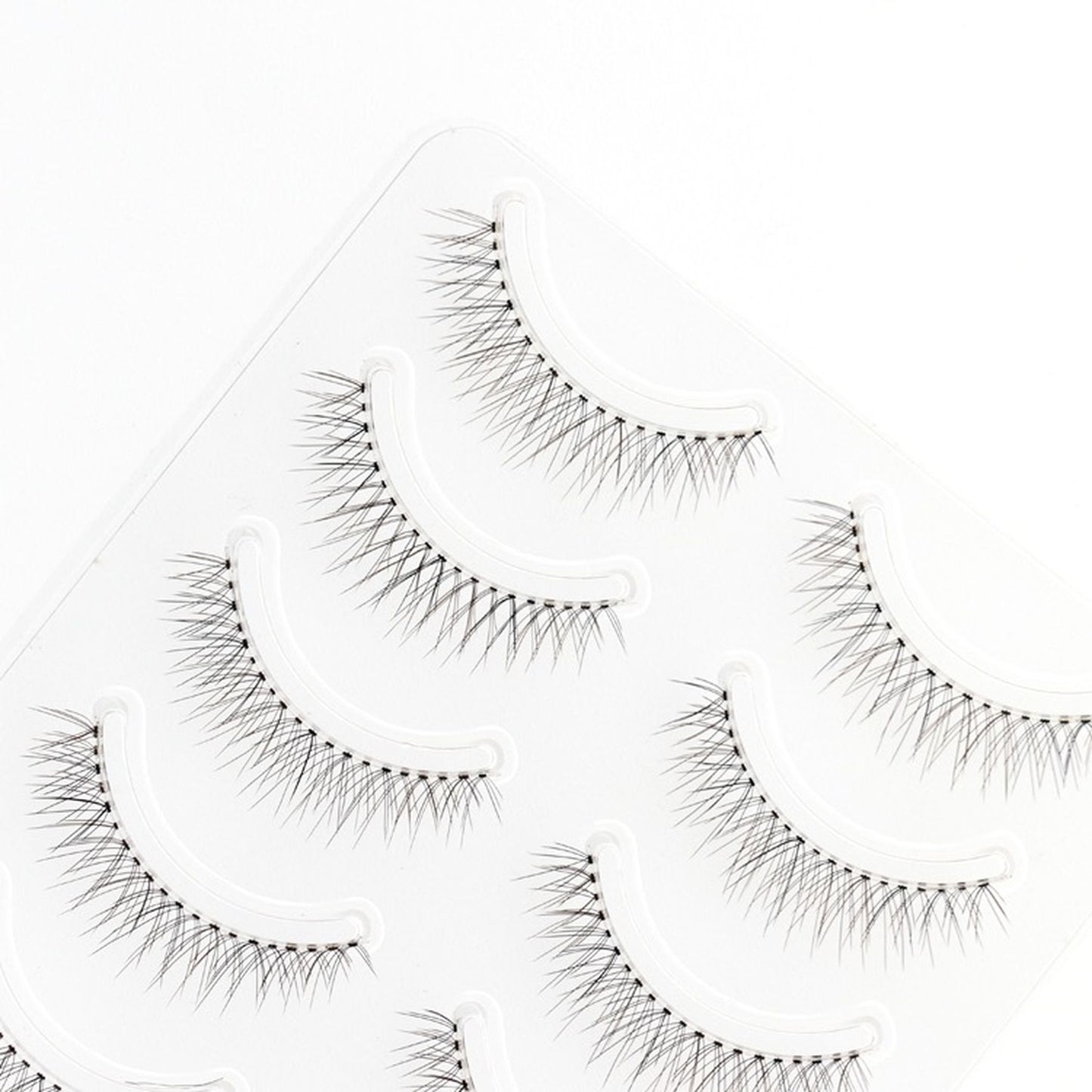 Dorisue 3D False Eyelashes Extensions Black and Brown Mink Lashes Strip Women's Lashes Handmade Soft 4 lashes pack