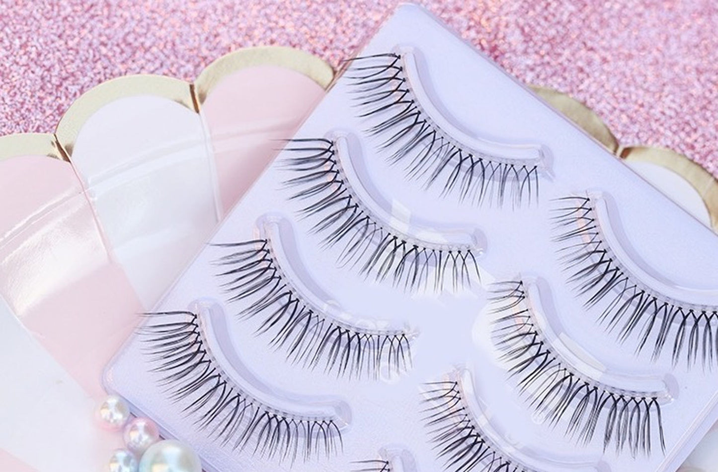 Dorisue E2 Short natural eyelashes false eyelashes natural wispy lashes 4 eyelashes pack lashes pack