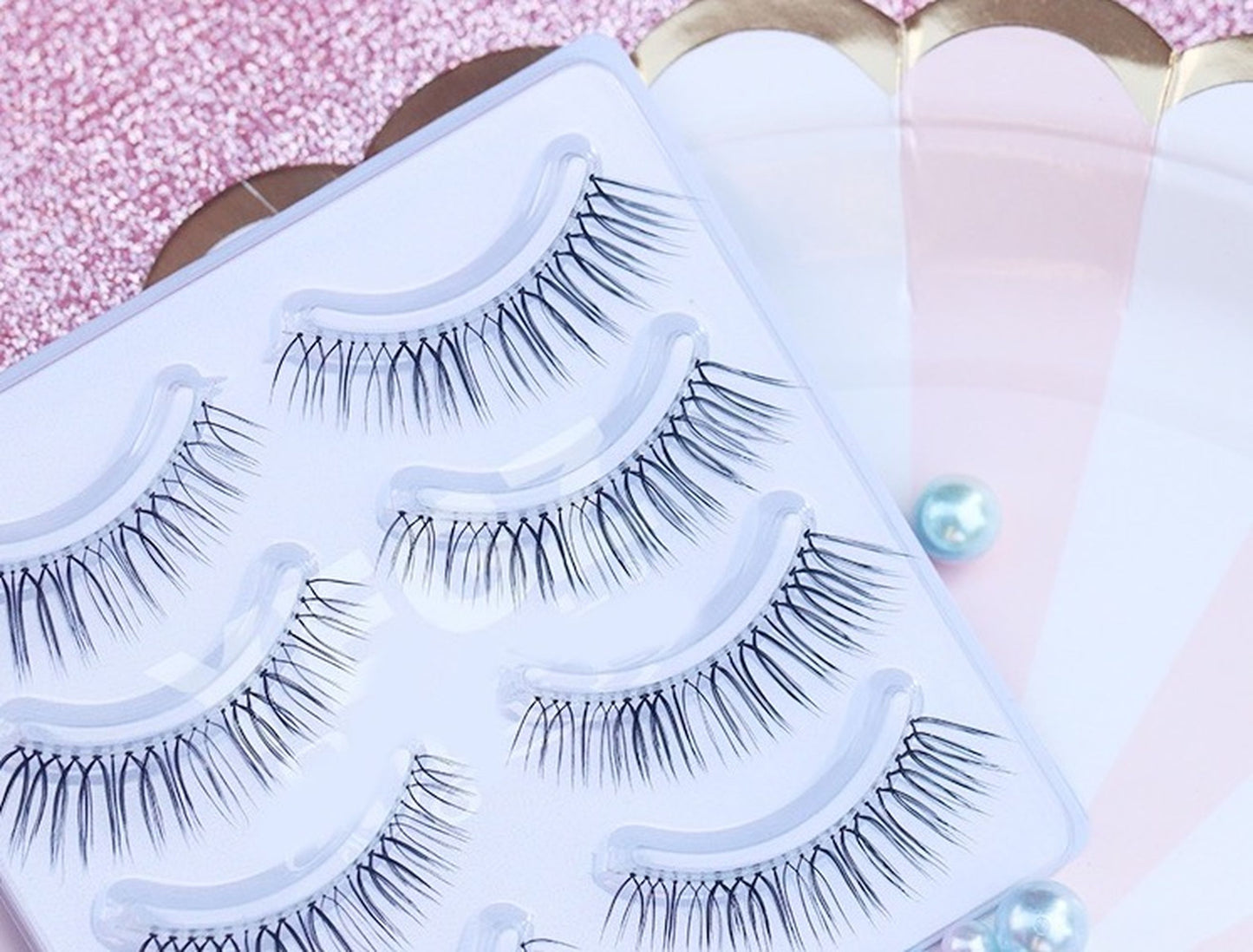 Dorisue E2 Short natural eyelashes false eyelashes natural wispy lashes 4 eyelashes pack lashes pack