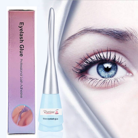 Dorisue Pro Strong Hold Water-Proof False Eyelashes Glue Hypoallergenic Adhesive Best Glue for Sensitive eyes Long-Lasting Lash Glue Clear (Clear)