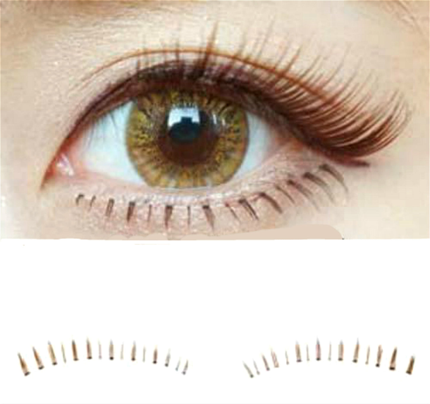 Dorisue Bottom lashes Natural Lower lashes Bottom eyelashes Black or Brown Eyelashes natural look face lashes set 10 Pairs lashes pack 01