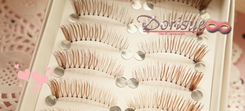 Dorisue Natural Lashes Style Star Kit Most Popular Combo lashes Set 15 Pairs Handmade Lashes and lashes Tweezers Combination