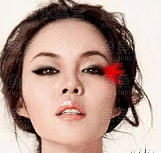 Dorisue Sexy Red feather lashes Red Flaire Halloween eyelashes Long Extra extension false eye Makeup Party Queen lover one pair P11