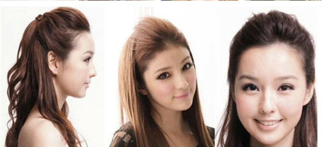 Bang Hair Lift Volume Styling Making Tool Bump Up Insert Tool Hair Comb 2 pc Black and Brown
