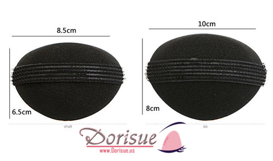 Dorisue Charming BUMP IT UP Volume Inserts 2P Big and small hair styler Insert Tool Hair Comb Black colors