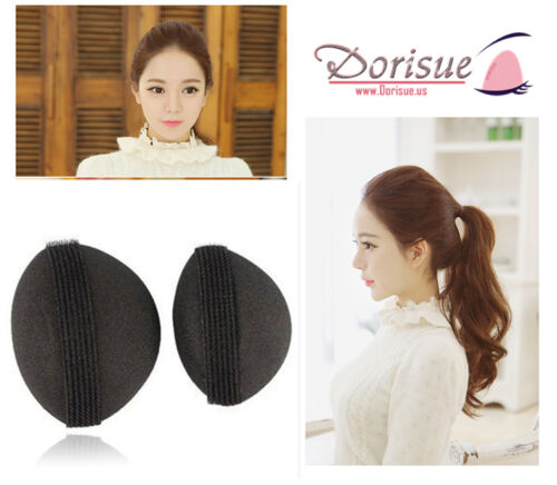 Dorisue Charming BUMP IT UP Volume Inserts 2P Big and small hair styler Insert Tool Hair Comb Black colors