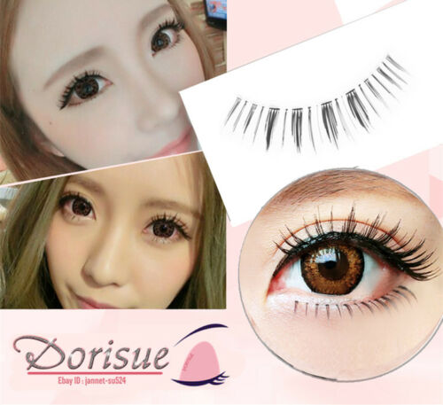 Dorisue Natural looking false eyelashes Top and bottom lashes Popular false lashes Daily Set (4 Pairs Set ) M3