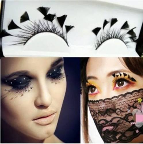 Dorisue Halloween eyelashes Spider eyelashes Firework Feather eyelashes Custom Cosplay Dramatic Extra Long lashes for Party